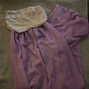 Women’s strapless maxi dress